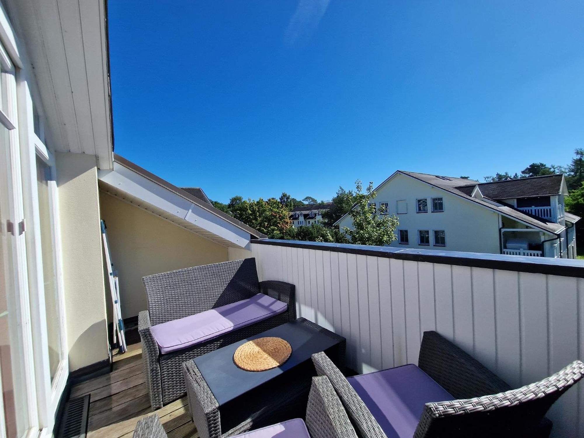 Duenenpark Binz - Komfortplus Ferienwohnung Mit 1 Schlafzimmer Und Balkon Im Dachgeschoss 231 מראה חיצוני תמונה